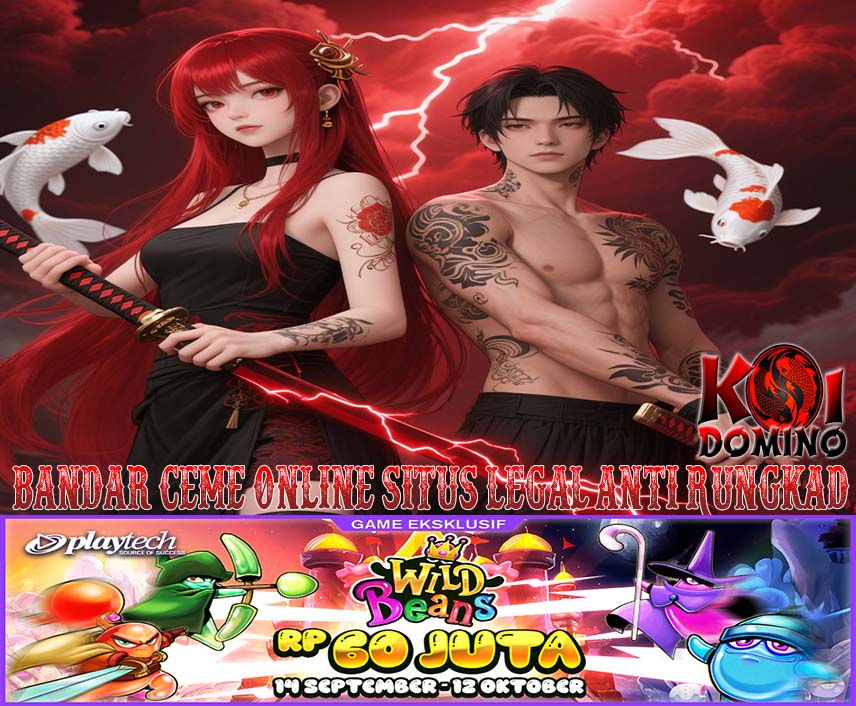 KOIDOMINO Situs Bandar Slot dan Ceme Online Terpercaya